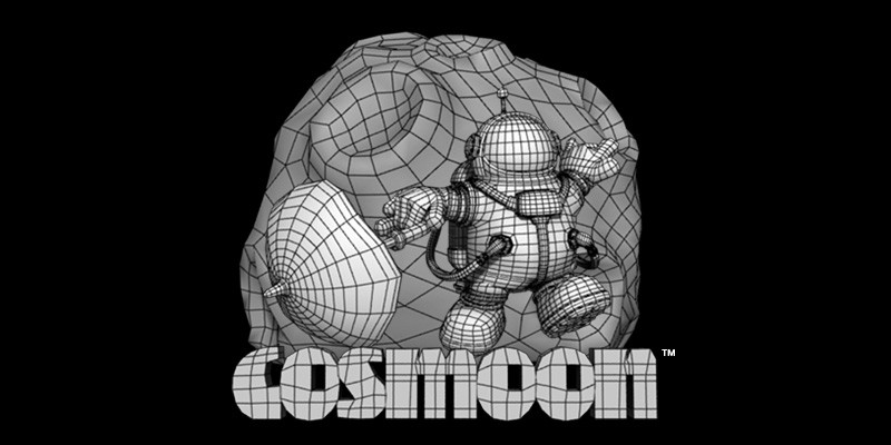 Cosmoon Icon Logo Low Poly Model Wire, 2011